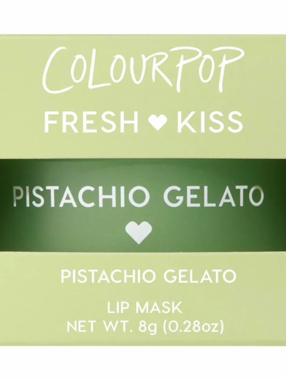 ColourPop Fresh Kiss Lip Mask in Pistachio Gelato